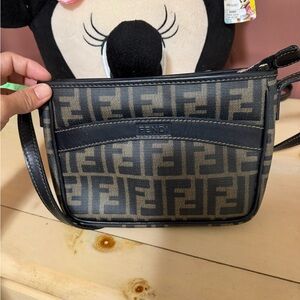 Fendi zucca vitange crossbody bag